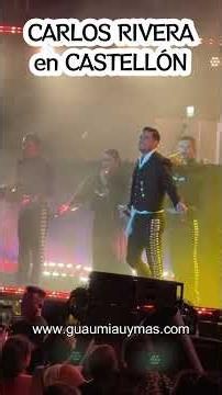 CARLOS RIVERA en Castellón de la Plana en concierto durante VIVA MÉXICO TOUR #CarlosRivera #Tour