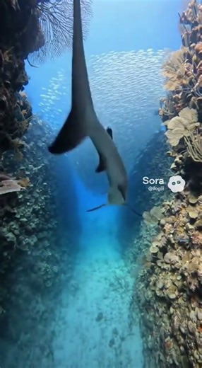 Fish Vortex Explodes Under Predator Tail Blade – Coral Towers Diver POV