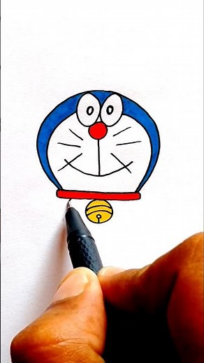 ✨ How to Draw Doraemon Step by Step 🩵 | Easy Doraemon Drawing for Kids | Cute Cartoon Art ✏️