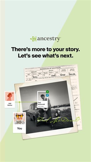 Pick up where your DNA results left off. Unlock a world of self-discovery with an Ancestry family history membership. | Ancestry