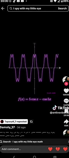 Exploring the Function f(x) = 5 cos x - cos 5x