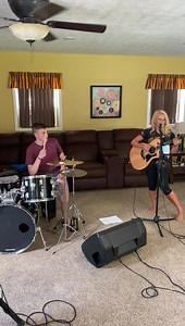 Practice practice practice day! 🤘🎶🎸🥁🙂 Josh McCausland and I are practicing for our upcoming show at Bath Music in the Park (September 15th.) He’s never played a show with me before, so this will be a first! 🙂 I absolutely LOVE this song… Frankie Valli released this fun one in 1967 and then Maneskin has recently covered it. | Payton Clark