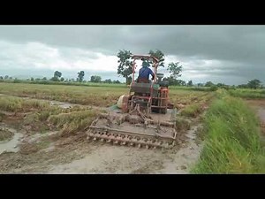Powerful Tractor in Deep Mud | Extreme Rice Field Farming