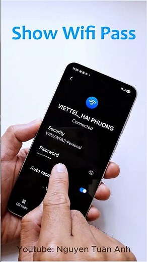 How to show Wifi Password on Android