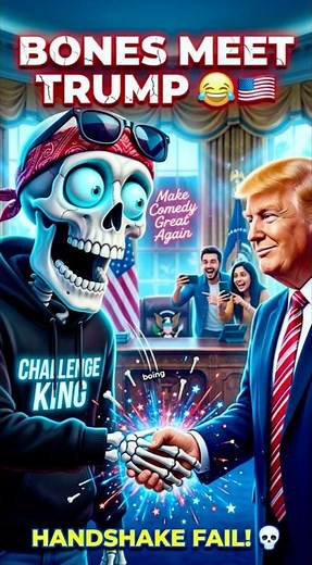Mr Bones’ Funniest Moments with Trump 😂🇺🇸 #Shorts #Trump