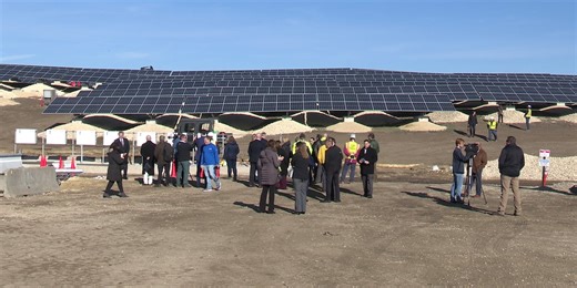 Former Belvidere landfill becomes solar energy farm for community use