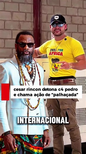 cesar rincon detona c4 pedro e chama ação de “palhaçada”#ultimasnoticias #fofoca #africa #rincon #polemica