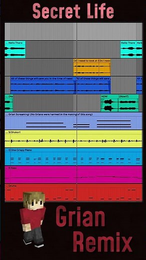 I REMIXED Secret Life (feat. Grian, Mumbo, Scar) #secretlife #minecraftmusic #minecraft