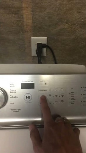 How to go into diagnostic mode on Maytag washer