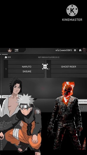 NARUTO SASUKE 🆚 GHOST RIDER #garenafreefire #viral #naruto #shortsfeed #shorts #edit
