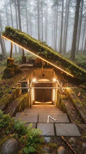 Secret Bunker Door Disguised Perfectly #luxury #trending #shorts