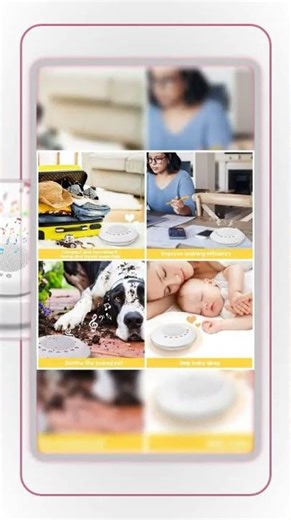 Baby White Noise Sound Machine Portable Sleep Aid Device