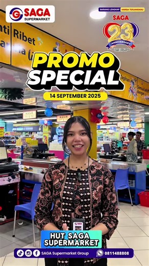HUT SAGA ke-23: Diskon Spesial di Abepura