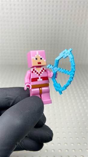 Building a Pink Archer LEGO Minifigure 🏹 | Epic Mini Build #shorts