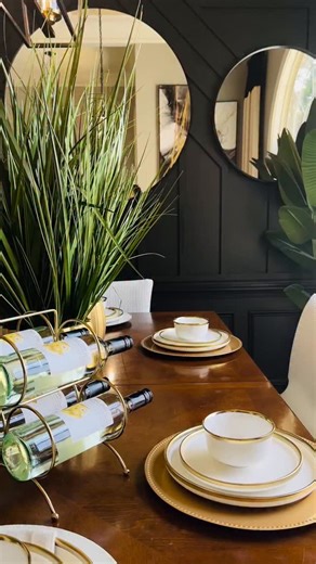 Designed From the Heart: Elegant Interiors & Custom Drapery on Instagram: "Greenery is everything, add some and elevate your space! It’s guaranteed to breathe new life! #décor #homedecor #homedecorideas #interiorstyling #gracefuldreamshomedecor"