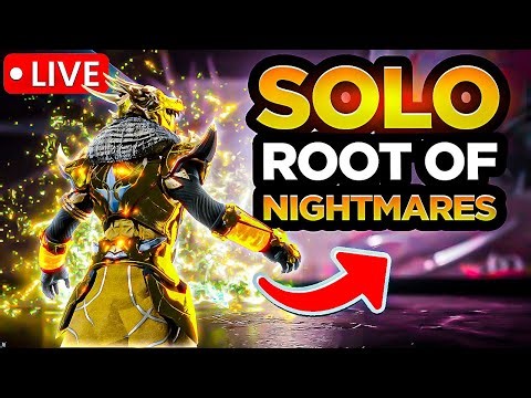 LIVE 🔴FINISHING SOLO ROOT OF NIGHTMARES!!!