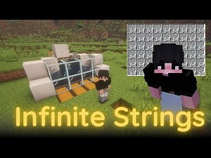 Infinite String Farm in Minecraft 1.21! 🔄 | Easy Automatic String Farm Tutorial