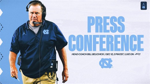 Belichick Introductory Press Conference Today At 2PM - University of North Carolina Athletics