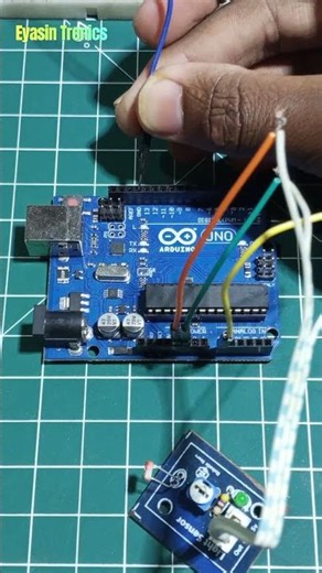 Making Laser security system using Arduino UNO.#LaserSecurity #arduino #electronics #eyasintronics