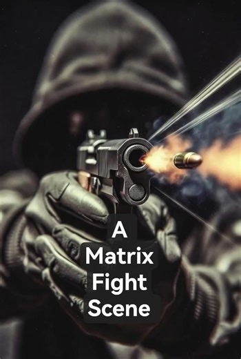 Matrix Bullet Time: Black Matte Optimus Catches the Bullet & Vanishes into Code