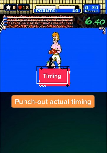 Timing Mechanics in Mike Tyson's Punch Out Game