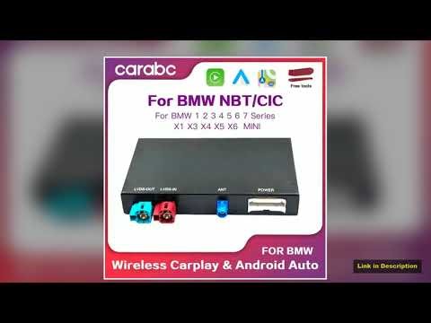CARABC Wireless Carplay for BMW NBT CIC 1 2 3 4 5 7 X6 Series F20 F21 F23 F30 F31 F34 F35 F32 F33