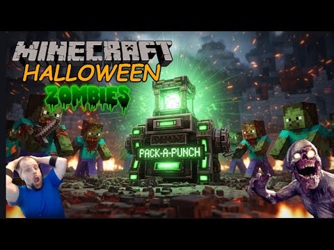 Minecraft Halloween BO3 Zombies: Haunting Herobrine's Mansion!!