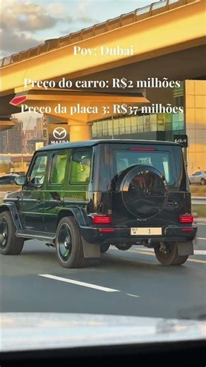 Da série: excentricidades de Dubai. De acordo com o site plateXperts custa 25 milhões de dirhams 😵