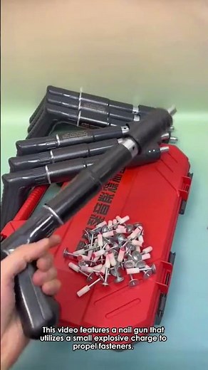 Driving Nails into Concrete: The Power of Explosive Nail Guns