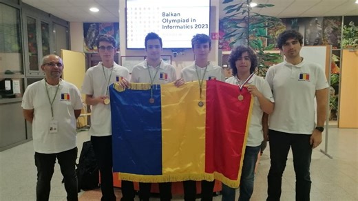 Elevii români au obținut locul I la Olimpiada Balcanică de Informatică | Ministerul Educației: ”Echipa națională a dominat categoric competiția”