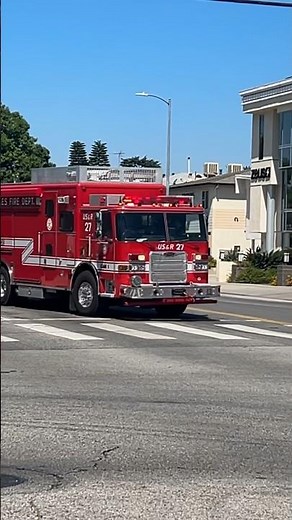 LAFD Usar 27 Responding