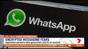 App operators are resisting calls to allow the government to spy on their encrypted messaging programs. The federal government wants to install spyware on platforms in the wake of recent terror attacks. www.7plus.com.au/news #7News | 7NEWS Melbourne