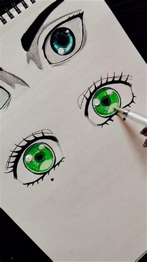 How to draw anime eyes #drawing #howtodraw #art #artist #anime #animeart #shorts #sketchbook #sketch