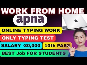 Apna | Data Entry Jobs From Home | Online Job At Home | Online Typing Work | New Job Vacancy