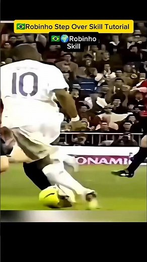 🇧🇷Robinho Step Over Skill Tutorial How to do Robinho Step Over Skill#football#skills#soccer#shorts