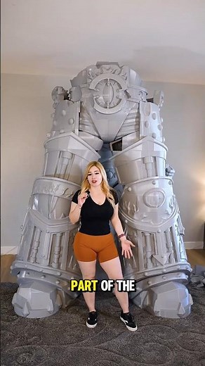 A Life Size 3D Printed Horus, But Half.. #warhammer40k #3dprinting