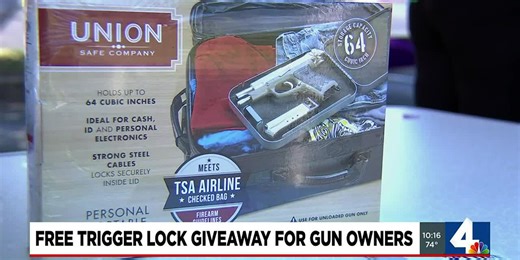 Free trigger lock giveaway for gun owners