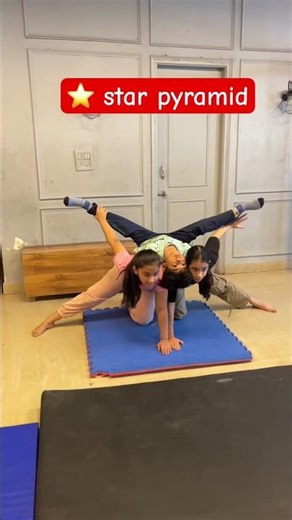 star pyramid #kids #activity #balance #shorts #dance