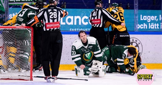 Får smäll i huvudet – byts sen ut