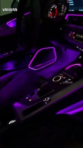 Interior LED Ambient Lighting Effects | Transform Your Audi A4L with Stunning Ambient Lighting!🥰