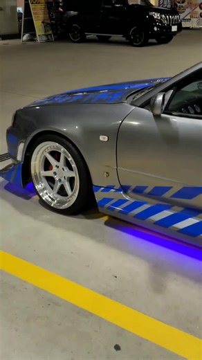 Brian's Blue Nissan Skyline R34 in Two Fast Two Furious