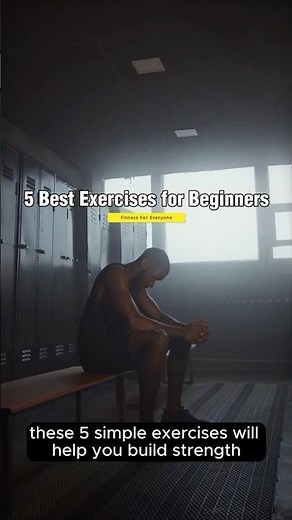 Start Your Fitness Journey: 5 Easy Bodyweight Moves #beginnerworkout #homeworkout #fitness