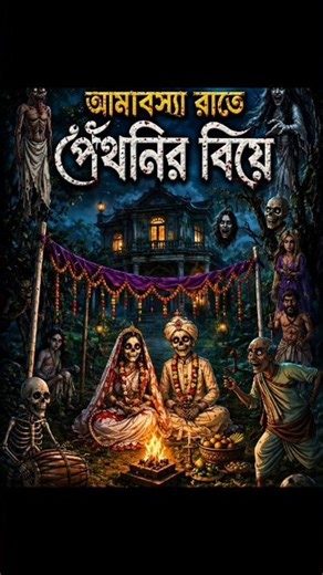 অমাবস্যা রাতে পেত্নীর বিয়ে // bhooter golpo // Bangla bhuter cartoon // #horror #horrorstories