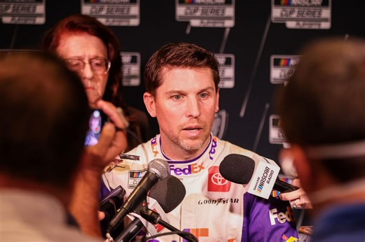 "It's a very imperfect process" - Denny Hamlin critiques Goodyear's tire variance after Bristol playoff race