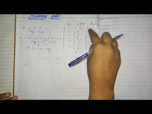 Insertion Sort || Run Time Analysis || Best Case and Worst Case.