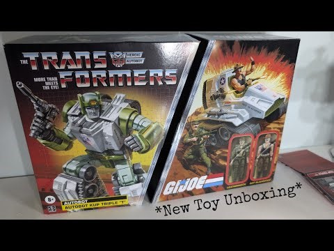 Transformers GI Joe 2024 Collaborative Kup Triple "T" Figure - Rodimusbill New Toy Unboxing