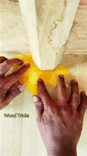 Brilliant idea for forming corner patterns using paper