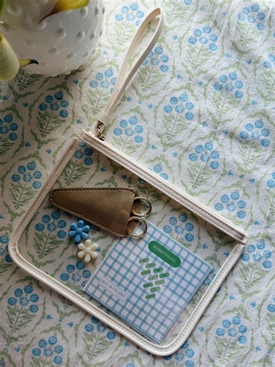 Beginner Needlepoint Kit | Clear Project Bag, Stitch Guides, Scissors (add-on Mystery Canvas) - Etsy