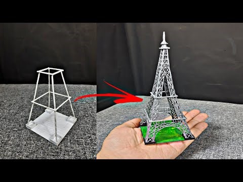 How to make an Eiffel Tower centerpiece diorama