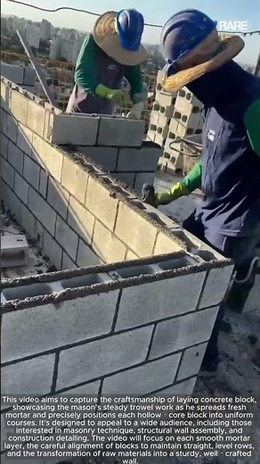 Construction Craft: Setting Concrete Blocks for a Smooth Finish